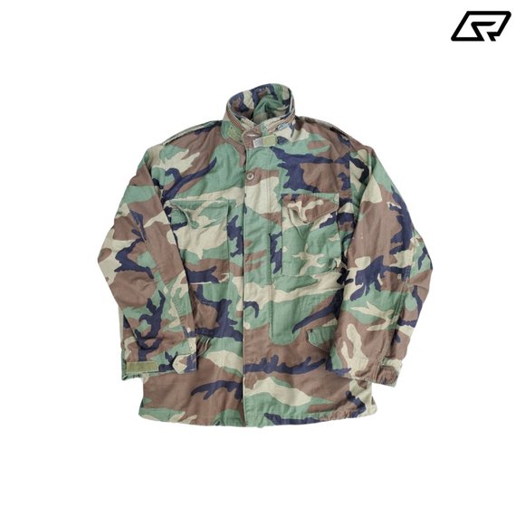 Mens Camouflage Military Jacket Size Small - Picture 1 of 2